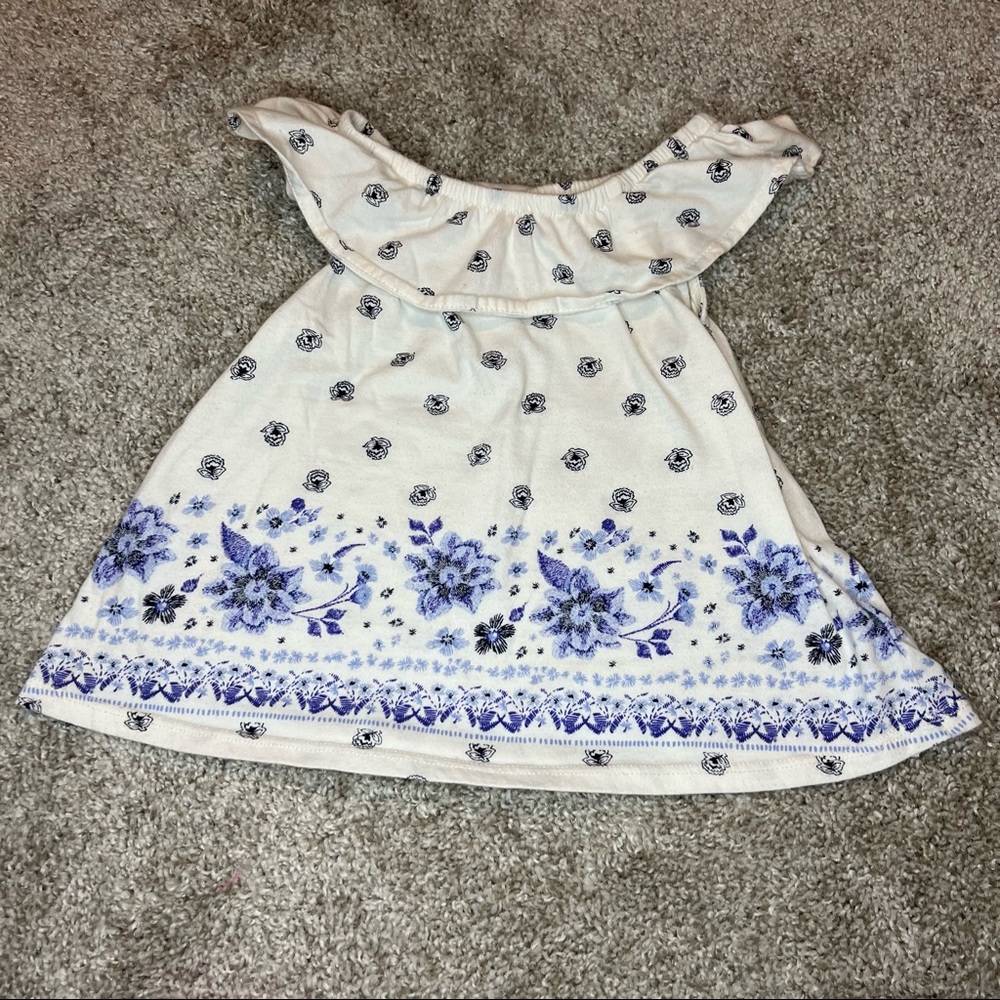 Old navy floral shirt 2T